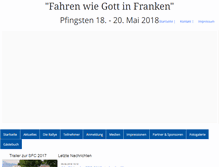 Tablet Screenshot of franken-classic-rallye.de